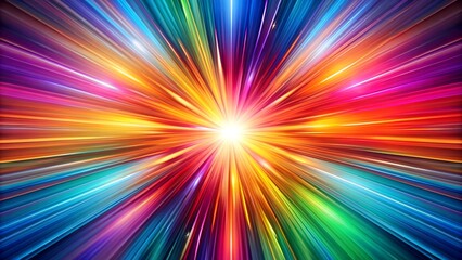 Obraz premium Monday Motivation: A Colorful Burst of Energy Generative AI