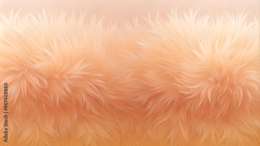 Poster ethereal peach fuzz: a dreamy gradient of warmth generative ai