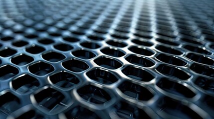 Naklejka premium metal grid or grille background.