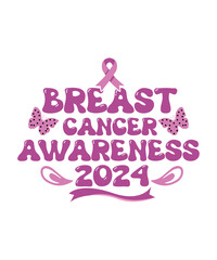 Breast Cancer Awareness Vector T Shirt Design Pink Ribbon Vector Design