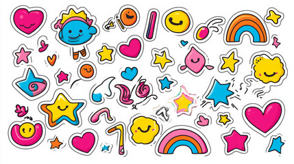 collection_of_colorful_playful_stickers