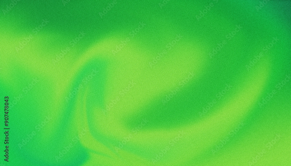 Aufkleber abstract green gradient background with grainy noise effect