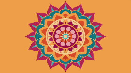  Simple Mandala vector art illustration