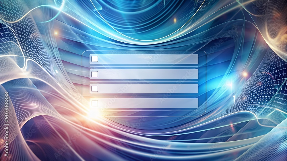 Aufkleber abstract forms of digital registration: a visual symphony of data entry ai generated