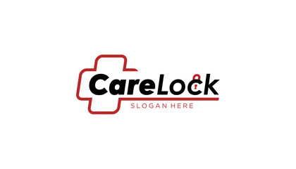Care Lock For Trip Care Logo Design Template