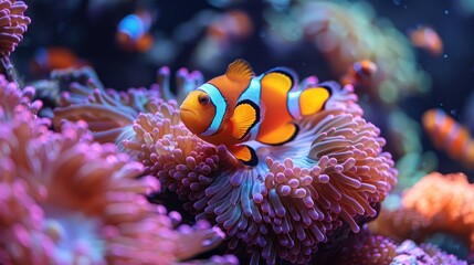 Clownfish in Coral Reef