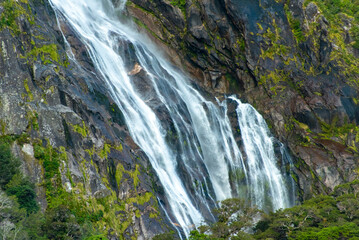 Bowen Falls in Milford Sound - New Zealand