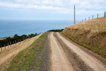 Lighthouse Road in Akaroa - New Zealand