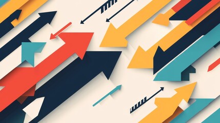 Dynamic Arrows Background for Designers and Creatives.