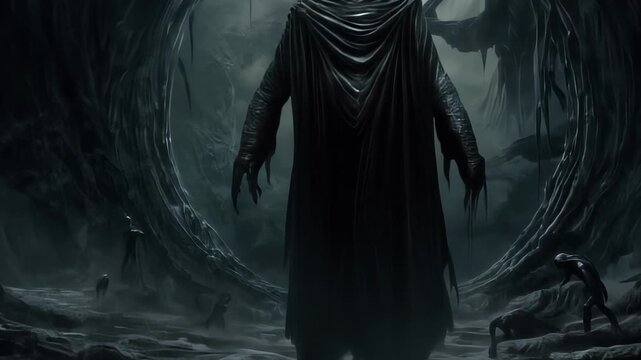 Demon Rising From Darkness