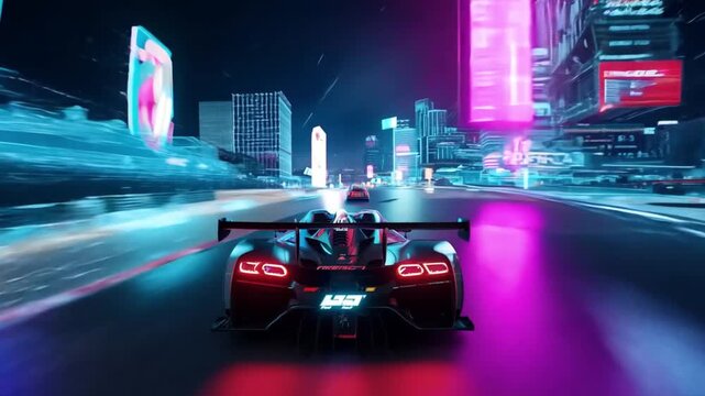 Race game with fast car Driver Control In Racing Simulation Mobile Game. Losing Race Simulation In Video Game With Mobile Interface. Mobile Gaming Concept. You Lose. Fast Cars In Race Simulation