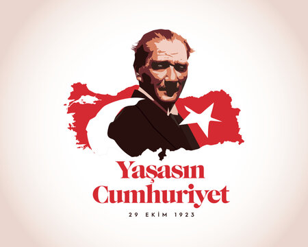 Yaşasın cumhuriyet. 29 ekim cumhuriyet bayramımız kutlu olsun.
English: Long live the republic. Happy 29th October Republic Day.
