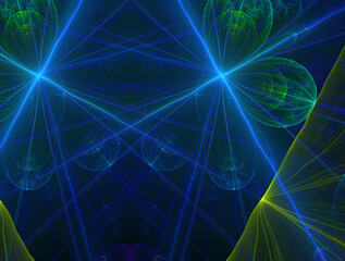 Imaginatory fractal abstract background Image