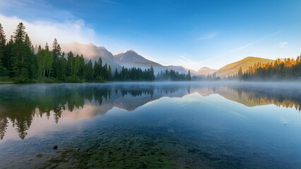 Fototapeta premium Lake in the mountains