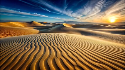 Naklejka premium Ephemeral Echoes: The Whispering Dunes of Time Generative AI