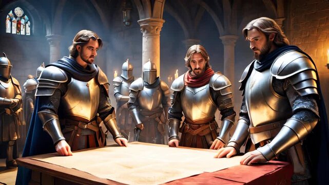 A medieval war council