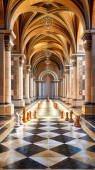 Fototapeta premium Grand Hallway Architecture Interior Design