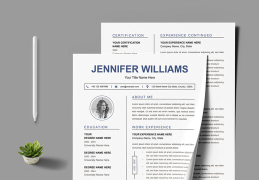 Resume Cv Design Layout