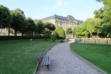 La préfecture, vue de l'extérieur, ville de Strasbourg, département du Bas Rhin, France