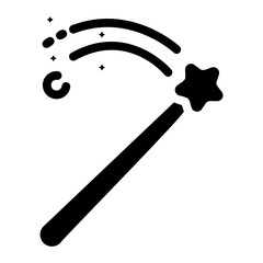 magic wand Solid icon
