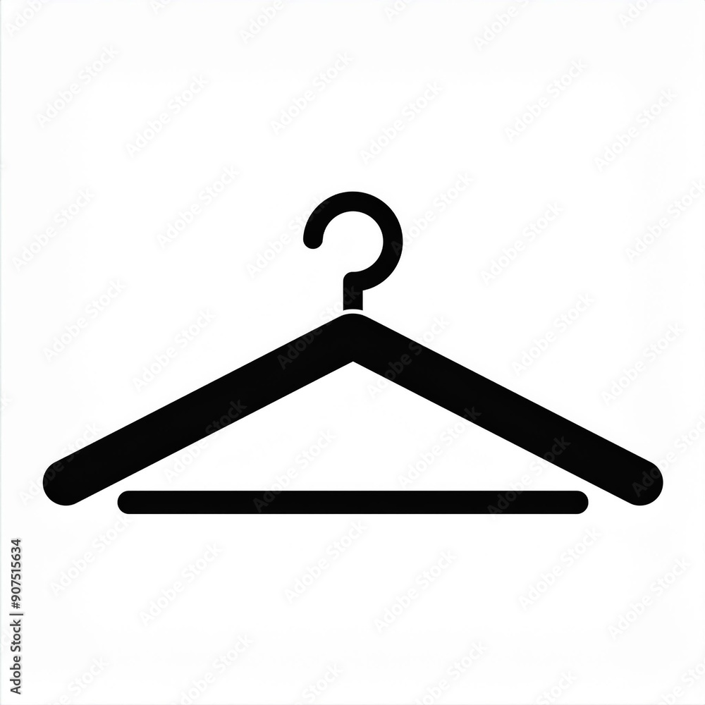 Canvas Prints hanger icon isolated on white