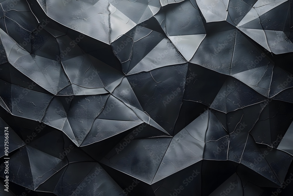 Poster abstract black and white geometric background. a black and white abstract geometric background with 