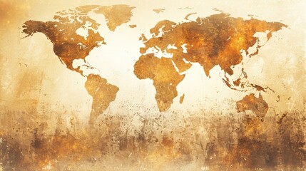 Visualization of Global Graph Showing Extreme Drought Zones on Earth