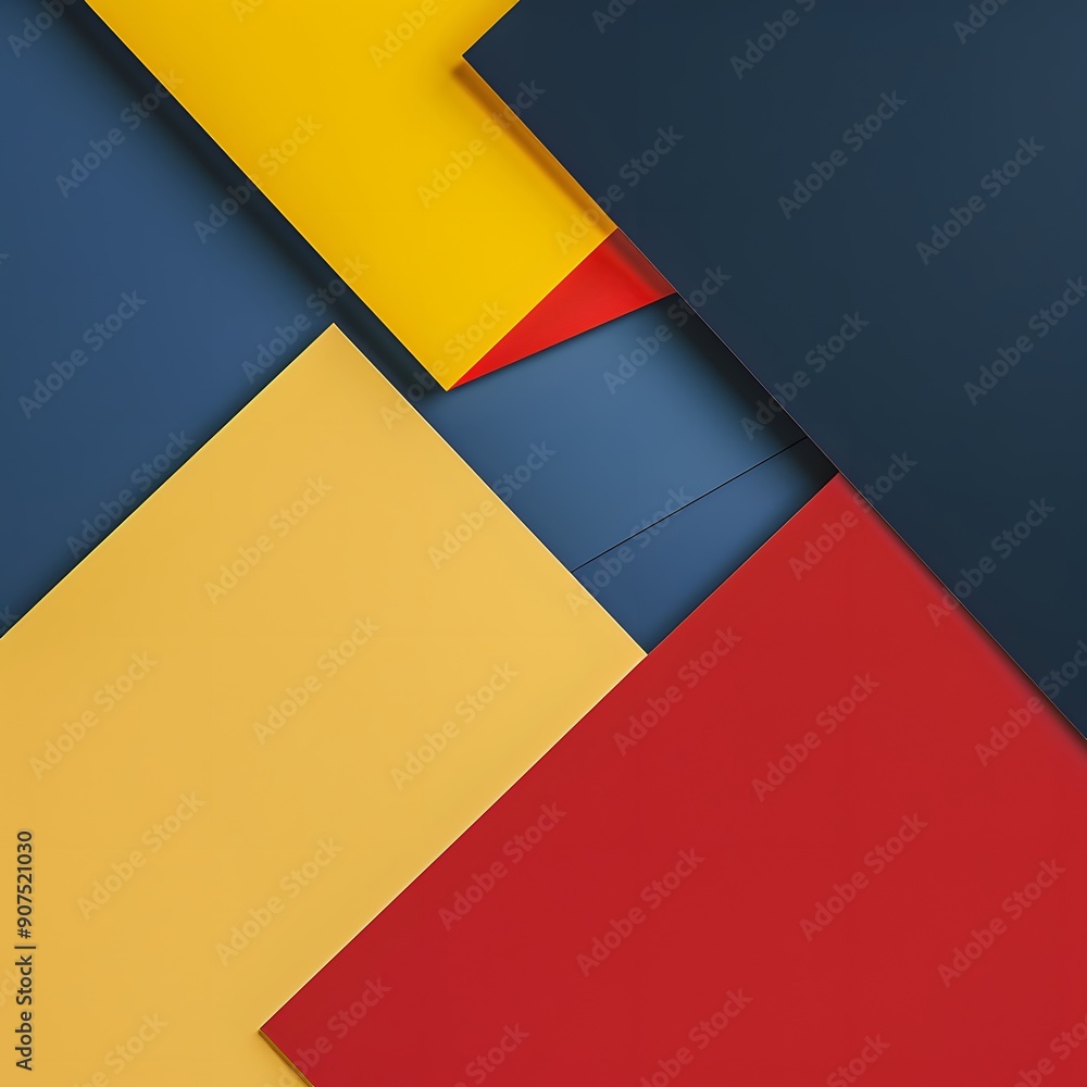 Poster abstract geometric pattern with vibrant colors. a vibrant abstract background featuring a geometric 