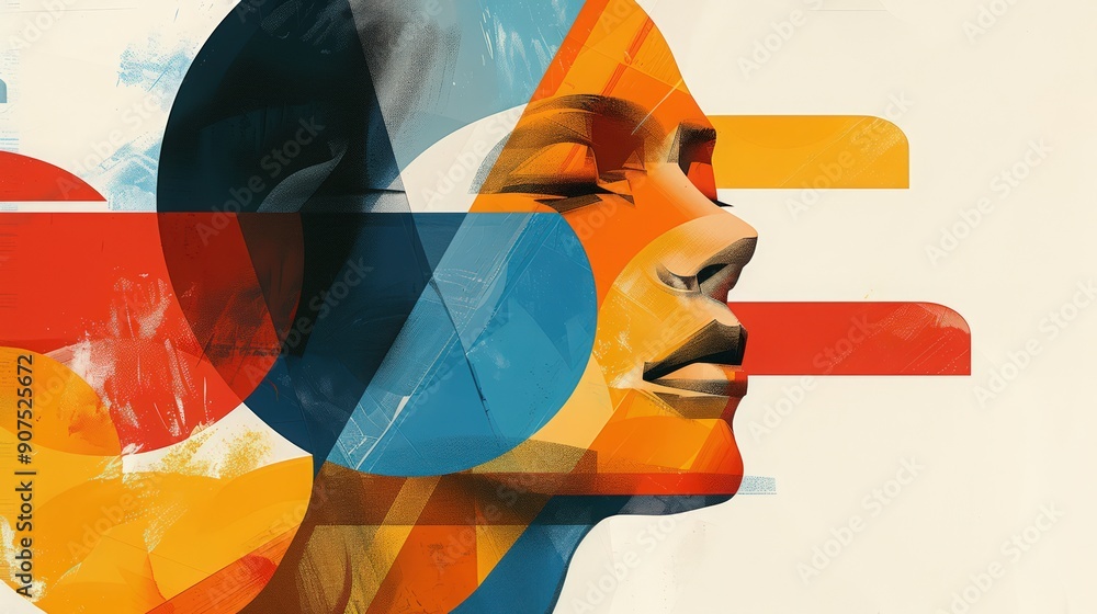 Poster add a touch of sophistication with abstract illustrations that blend fine art with modern design.