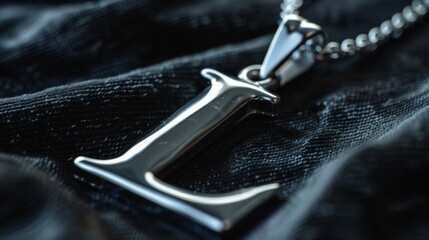 Silver Anchor Pendant Necklace