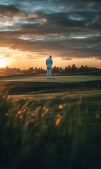 Fototapeta premium Professional golf player, outdoor, golf resort