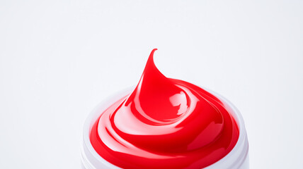 Obraz premium red drop of paint