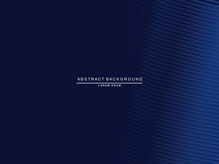 Obraz premium Premium background design with dark blue luxury motif. Vector horizontal template, for digital lux business banners, contemporary formal invitations, luxury vouchers, gift certificates, etc. 