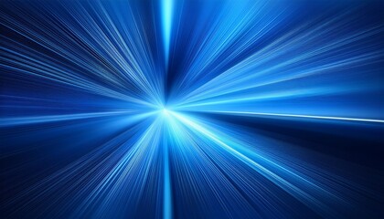 Obraz premium Design a vibrant blue blurred backdrop with subtle light streaks