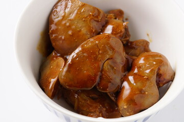 鶏の肝煮　レバー煮