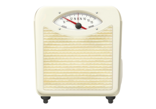 weight scale isolated on transparent background.