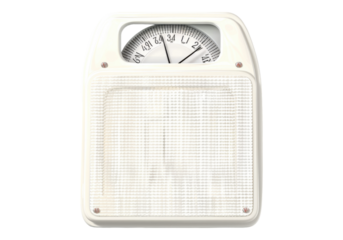 weight scale isolated on transparent background.