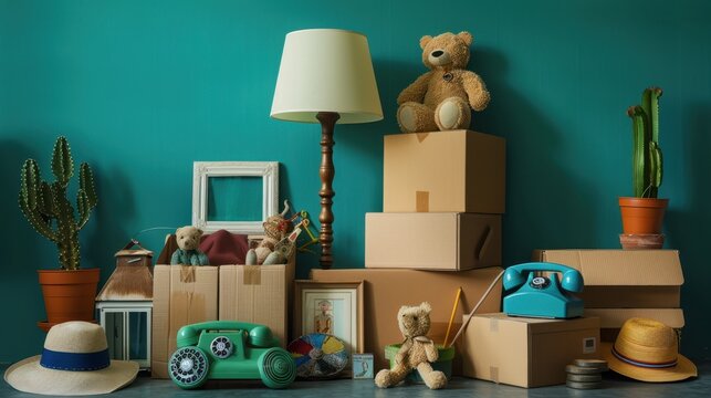 The Vintage Moving Boxes