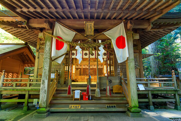 夏の幣立神宮　熊本県山都町　Heitate Shrine in summer. Kumamoto Pref, Yamato town.