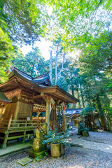 夏の幣立神宮　熊本県山都町　Heitate Shrine in summer. Kumamoto Pref, Yamato town.