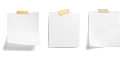 paper message note reminder blank background office business white empty page label adhesive tape