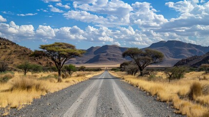 Gravel roads and beautiful views