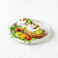 Avocado Delight with Poached Eggs