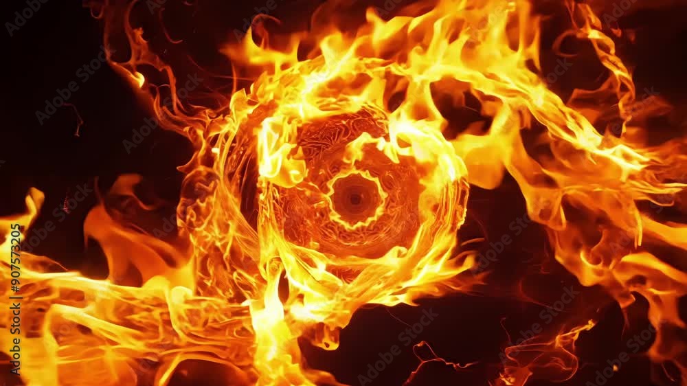 Aufkleber vibrant bursts of fiery energy pulsating and intertwining as they weave a complex tapestry of abstra