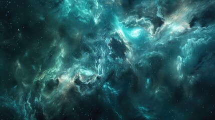 Obraz premium Space nebula style and bold space colors