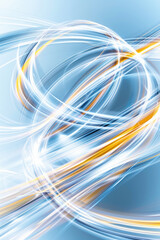 Technology Background,  A bold, abstract design showcases neon streaks of yellow and blue weaving around the central clear space. This striking background draws attention while