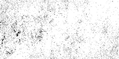 Black and white mottled seamless pattern. Small grunge sprinkles, particles, dust and spots texture. Noise grain repeating background.