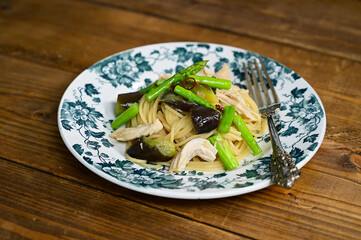 	夏野菜のペペロンチーノ