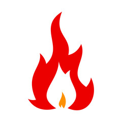 Fire Vector Logo Design Template