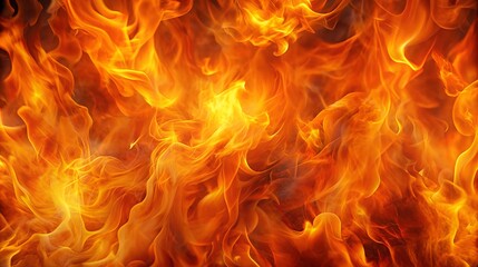 Fiery Flames Background